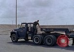 Image of semi tractor U-Tapao Royal Thai Air Force Base Thailand, 1969, second 46 stock footage video 65675039065