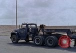 Image of semi tractor U-Tapao Royal Thai Air Force Base Thailand, 1969, second 53 stock footage video 65675039065