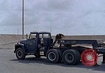 Image of semi tractor U-Tapao Royal Thai Air Force Base Thailand, 1969, second 54 stock footage video 65675039065