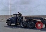 Image of semi tractor U-Tapao Royal Thai Air Force Base Thailand, 1969, second 58 stock footage video 65675039065