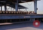 Standbild Lkw-ladung von MK82 Bomben kommt an Depot empfangen Thailand, 1969, aus Sekunde 23 historischem Filmmaterial Videoclip 65675039074