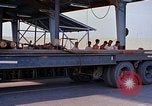 Standbild Lkw-ladung von MK82 Bomben kommt an Depot empfangen Thailand, 1969, aus Sekunde 28 historischem Filmmaterial Videoclip 65675039074