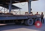 Standbild Lkw-ladung von MK82 Bomben kommt an Depot empfangen Thailand, 1969, aus Sekunde 35 historischem Filmmaterial Videoclip 65675039074