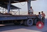 Standbild Lkw-ladung von MK82 Bomben kommt an Depot empfangen Thailand, 1969, aus Sekunde 39 historischem Filmmaterial Videoclip 65675039074