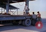 Standbild Lkw-ladung von MK82 Bomben kommt an Depot empfangen Thailand, 1969, aus Sekunde 42 historischem Filmmaterial Videoclip 65675039074