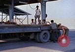 Standbild Lkw-ladung von MK82 Bomben kommt an Depot empfangen Thailand, 1969, aus Sekunde 43 historischem Filmmaterial Videoclip 65675039074