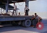 Standbild Lkw-ladung von MK82 Bomben kommt an Depot empfangen Thailand, 1969, aus Sekunde 45 historischem Filmmaterial Videoclip 65675039074