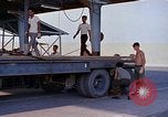 Standbild Lkw-ladung von MK82 Bomben kommt an Depot empfangen Thailand, 1969, aus Sekunde 46 historischem Filmmaterial Videoclip 65675039074