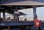 Standbild Lkw-ladung von MK82 Bomben kommt an Depot empfangen Thailand, 1969, aus Sekunde 50 historischem Filmmaterial Videoclip 65675039074