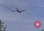 Image of Amercan B-52 bombers taking off U-Tapao Royal Thai Air Force Base Thailand, 1969, second 51 stock footage video 65675039083