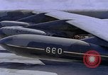 Image of B-52 bombers parked in revetments U-Tapao Royal Thai Air Force Base Thailand, 1969, second 30 stock footage video 65675039084