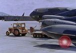 Image of B-52 bombers parked in revetments U-Tapao Royal Thai Air Force Base Thailand, 1969, second 41 stock footage video 65675039084