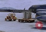 Image of B-52 bombers parked in revetments U-Tapao Royal Thai Air Force Base Thailand, 1969, second 46 stock footage video 65675039084