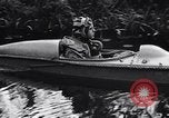Image of Motorised Submersible Canoe Sleeping Beauty United Kingdom, 1943, second 32 stock footage video 65675039090