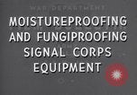 Image of United States Army Signal Corps equipments United States USA, 1944, second 12 stock footage video 65675039091