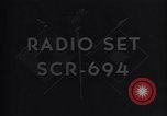 Immagine di Signal Corps Radio 694 SCR United States USA, 1944, secondo 21 filmato di repertorio 65675039093