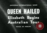 Immagine di Queen Elizabeth Canberra, Australia, 1963, secondo 17 filmato di repertorio 65675039102