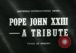 Image of Pope John XXIII United States USA, 1963, second 1 stock footage video 65675039117