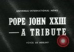 Image of Pope John XXIII United States USA, 1963, second 5 stock footage video 65675039117