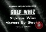 Immagine di Jack Nicklaus Augusta Georgia USA, 1963, secondo 1 filmato di repertorio 65675039122