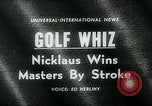 Immagine di Jack Nicklaus Augusta Georgia USA, 1963, secondo 4 filmato di repertorio 65675039122