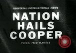 Standbild Feiern für erfolgreiche Orbit von Major Gordon Cooper Washington DC USA, 1963, aus Sekunde 1 historischem Filmmaterial Videoclip 65675039129