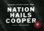 Standbild Feiern für erfolgreiche Orbit von Major Gordon Cooper Washington DC USA, 1963, aus Sekunde 5 historischem Filmmaterial Videoclip 65675039129