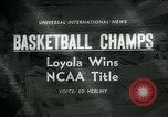 Standbild College Basketball Turnier Louisville Kentucky USA, 1963, aus Sekunde 1 historischem Filmmaterial Videoclip 65675039138