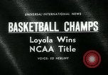 Standbild College Basketball Turnier Louisville Kentucky USA, 1963, aus Sekunde 3 historischem Filmmaterial Videoclip 65675039138