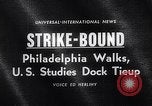 Image of Philadelphia and New York transportation workers strike Philadelphia Pennsylvania USA, 1963, second 17 stock footage video 65675039149