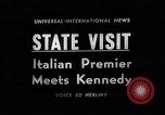 Image of John Kennedy Washington DC USA, 1963, second 3 stock footage video 65675039150