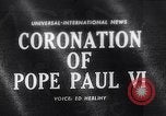 Image of Pope Paul VI Vatican City Rome Italy, 1963, second 1 stock footage video 65675039162