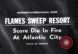 Standbild Atlantic City Fire Atlantic City New Jersey USA, 1963, aus Sekunde 1 historischem Filmmaterial Videoclip 65675039169