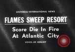 Standbild Atlantic City Fire Atlantic City New Jersey USA, 1963, aus Sekunde 3 historischem Filmmaterial Videoclip 65675039169