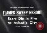 Standbild Atlantic City Fire Atlantic City New Jersey USA, 1963, aus Sekunde 4 historischem Filmmaterial Videoclip 65675039169