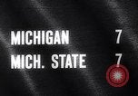 Standbild Fußball Ann Arbor Michigan USA, 1963, aus Sekunde 4 historischem Filmmaterial Videoclip 65675039174