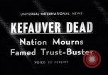 Image of Senator Estes Kefauver United States USA, 1963, second 4 stock footage video 65675039186