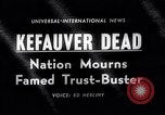 Image of Senator Estes Kefauver United States USA, 1963, second 5 stock footage video 65675039186