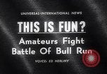 Standbild Tiertreibens Pamplona Spanien, 1963, aus Sekunde 5 historischem Filmmaterial Videoclip 65675039203