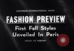 Image of fashion models Paris France, 1963, second 3 stock footage video 65675039216