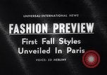 Image of fashion models Paris France, 1963, second 4 stock footage video 65675039216