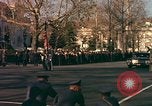 Image of flag-draped casket Washington DC USA, 1963, second 5 stock footage video 65675039219