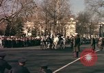 Image of flag-draped casket Washington DC USA, 1963, second 9 stock footage video 65675039219