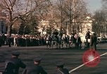 Image of flag-draped casket Washington DC USA, 1963, second 12 stock footage video 65675039219