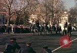 Image of flag-draped casket Washington DC USA, 1963, second 13 stock footage video 65675039219
