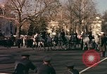 Image of flag-draped casket Washington DC USA, 1963, second 15 stock footage video 65675039219
