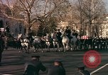 Image of flag-draped casket Washington DC USA, 1963, second 17 stock footage video 65675039219