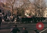 Image of flag-draped casket Washington DC USA, 1963, second 21 stock footage video 65675039219