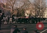 Image of flag-draped casket Washington DC USA, 1963, second 22 stock footage video 65675039219