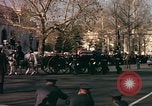 Image of flag-draped casket Washington DC USA, 1963, second 24 stock footage video 65675039219